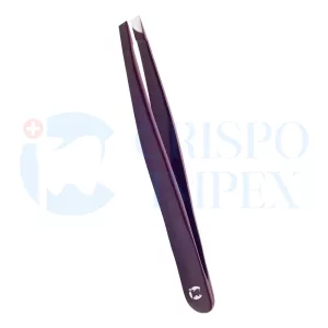 Expert 11 type 4 purple Eye brow and lash tweezers or manicure nail tools