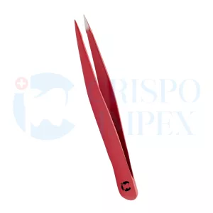 Expert 11 type 5 red Eye brow and lash tweezers